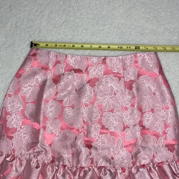 NWT Glamorous Collection Pink Floral Skirt (Size 6) - Picture 12 of 15